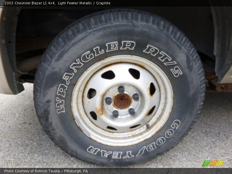 Light Pewter Metallic / Graphite 2003 Chevrolet Blazer LS 4x4