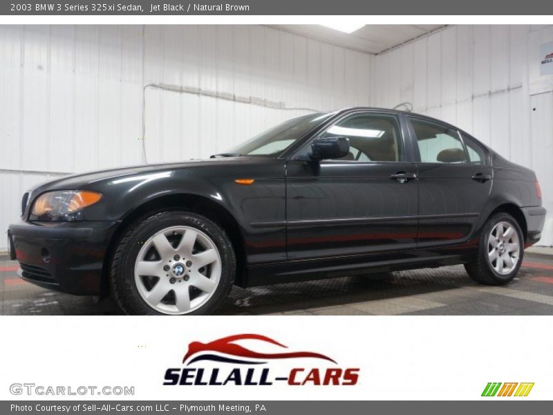 Jet Black / Natural Brown 2003 BMW 3 Series 325xi Sedan
