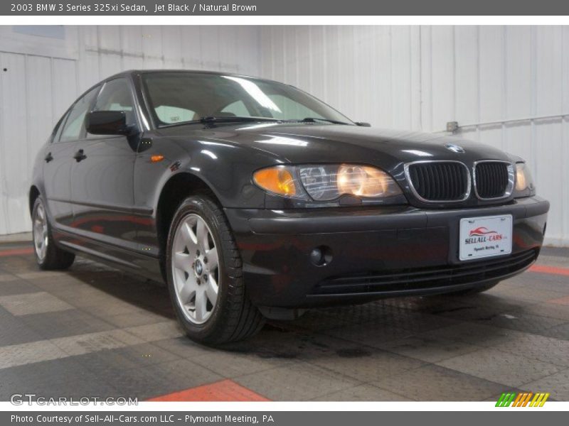 Jet Black / Natural Brown 2003 BMW 3 Series 325xi Sedan