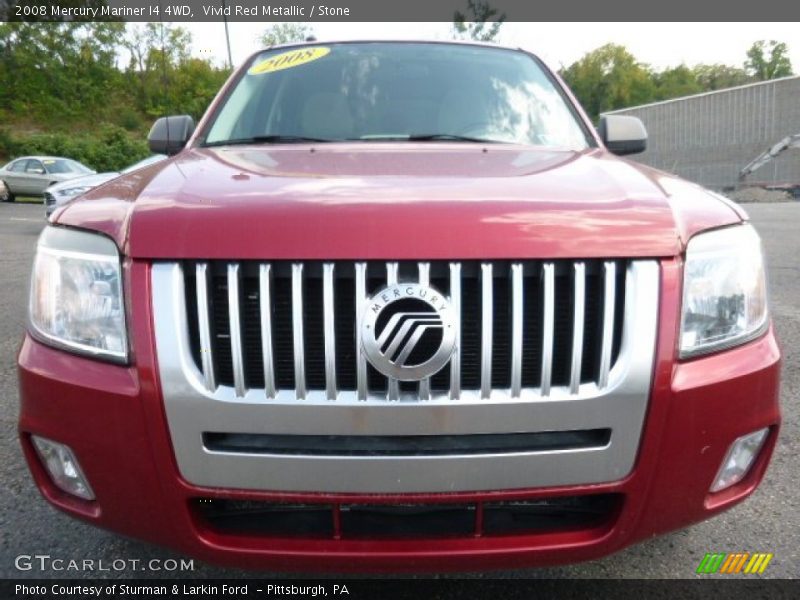 Vivid Red Metallic / Stone 2008 Mercury Mariner I4 4WD