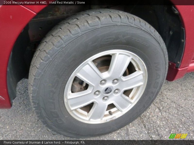 Vivid Red Metallic / Stone 2008 Mercury Mariner I4 4WD