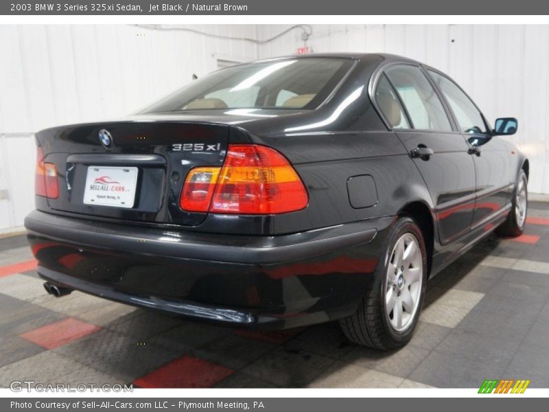 Jet Black / Natural Brown 2003 BMW 3 Series 325xi Sedan