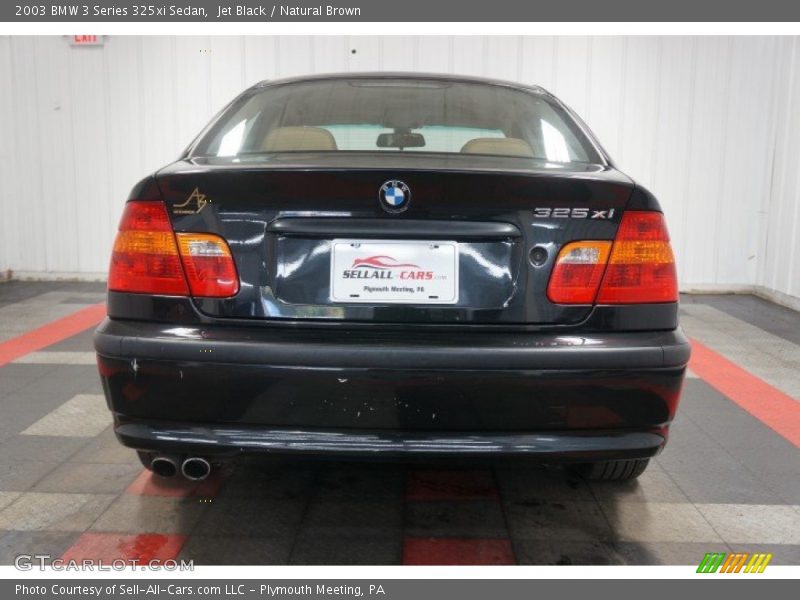 Jet Black / Natural Brown 2003 BMW 3 Series 325xi Sedan