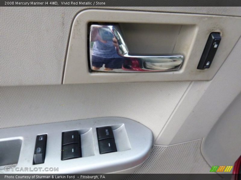 Vivid Red Metallic / Stone 2008 Mercury Mariner I4 4WD