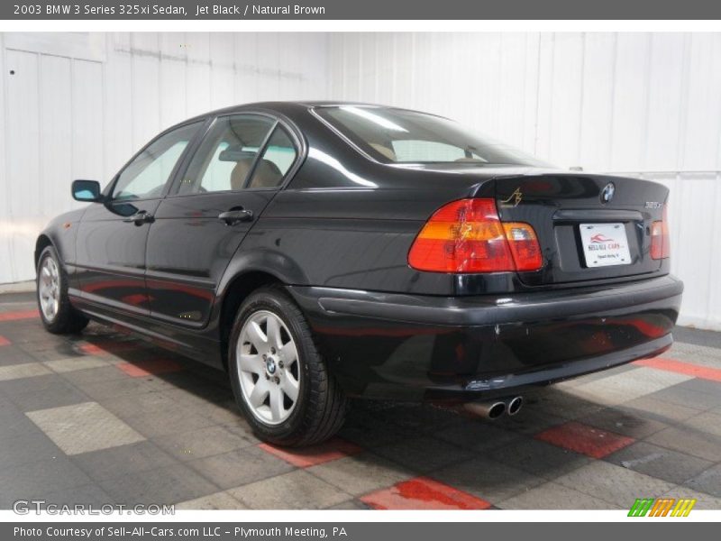 Jet Black / Natural Brown 2003 BMW 3 Series 325xi Sedan