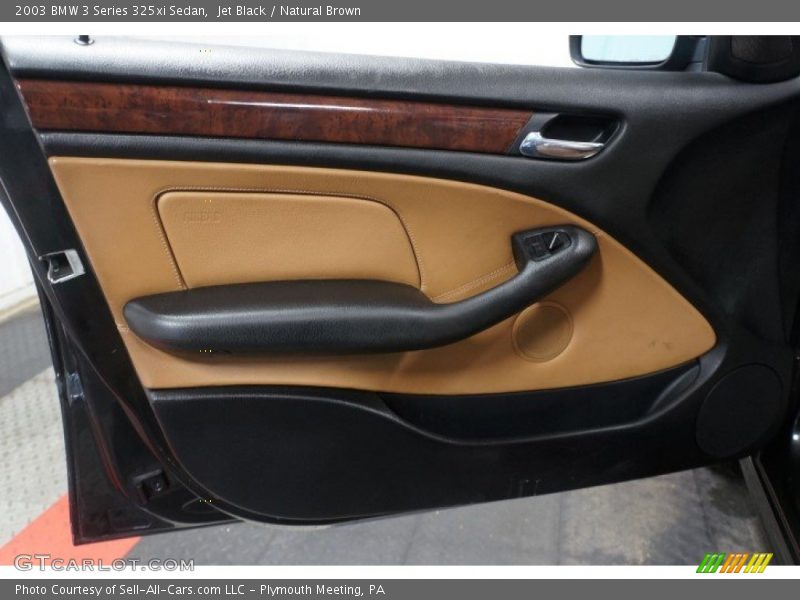 Jet Black / Natural Brown 2003 BMW 3 Series 325xi Sedan