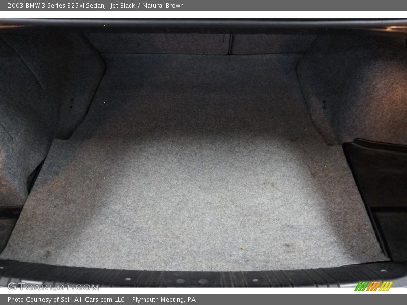Jet Black / Natural Brown 2003 BMW 3 Series 325xi Sedan