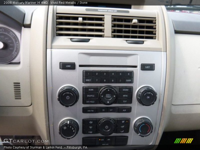 Vivid Red Metallic / Stone 2008 Mercury Mariner I4 4WD