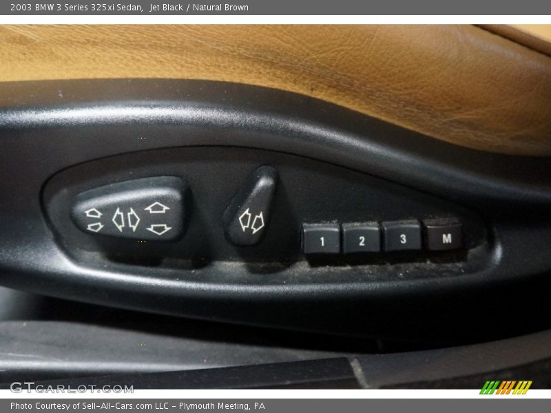 Jet Black / Natural Brown 2003 BMW 3 Series 325xi Sedan