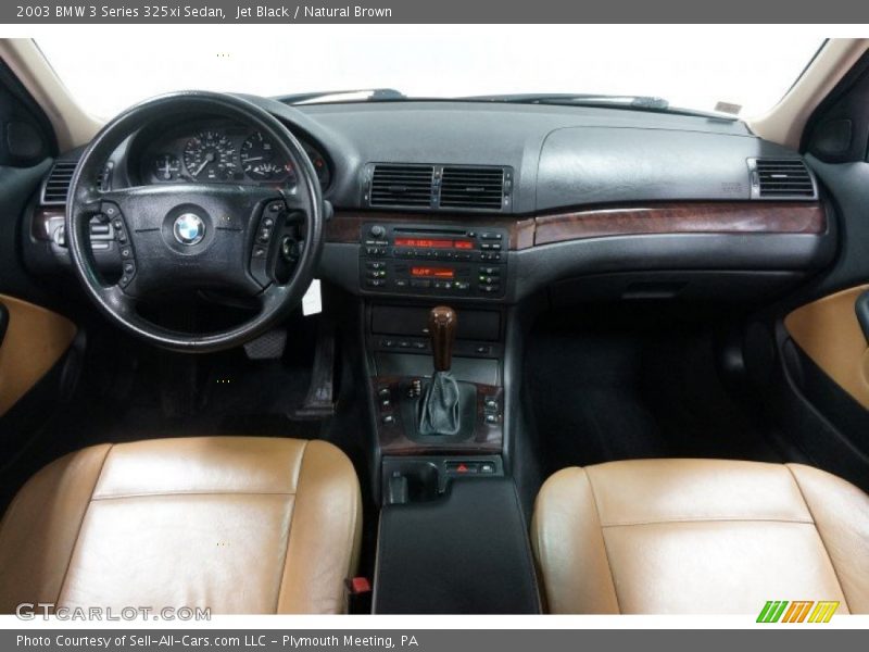 Jet Black / Natural Brown 2003 BMW 3 Series 325xi Sedan