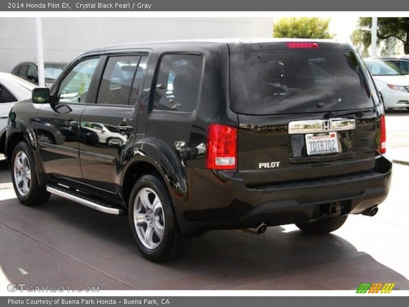 Crystal Black Pearl / Gray 2014 Honda Pilot EX