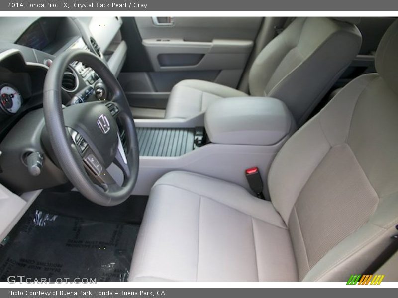 Crystal Black Pearl / Gray 2014 Honda Pilot EX