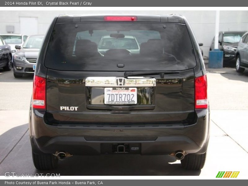 Crystal Black Pearl / Gray 2014 Honda Pilot EX