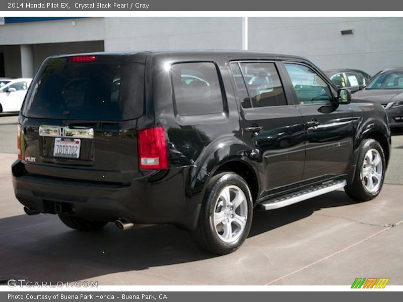 Crystal Black Pearl / Gray 2014 Honda Pilot EX