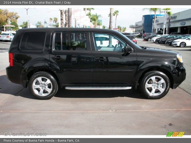 Crystal Black Pearl / Gray 2014 Honda Pilot EX