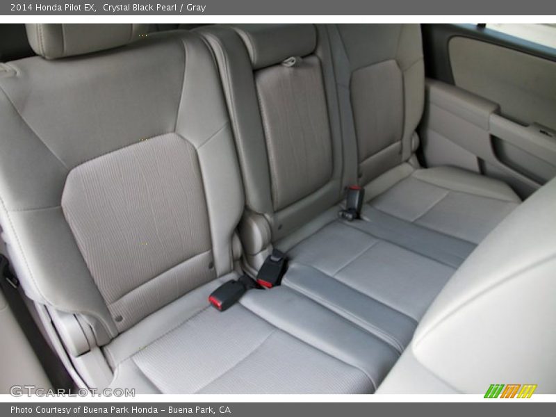 Crystal Black Pearl / Gray 2014 Honda Pilot EX