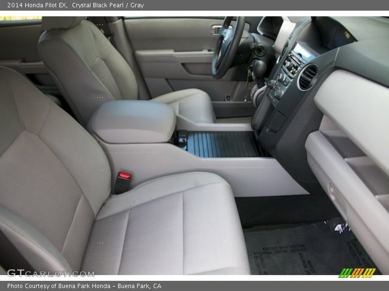 Crystal Black Pearl / Gray 2014 Honda Pilot EX