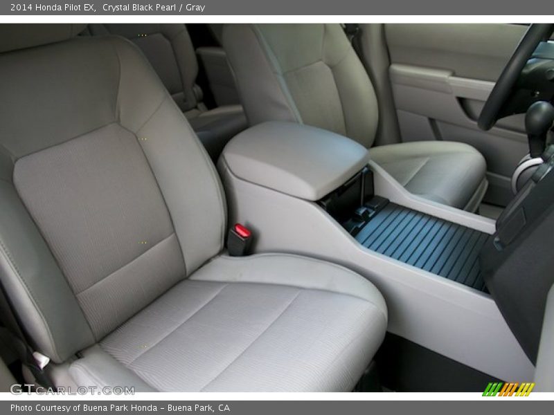 Crystal Black Pearl / Gray 2014 Honda Pilot EX
