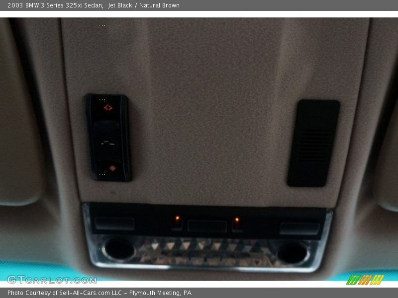 Jet Black / Natural Brown 2003 BMW 3 Series 325xi Sedan