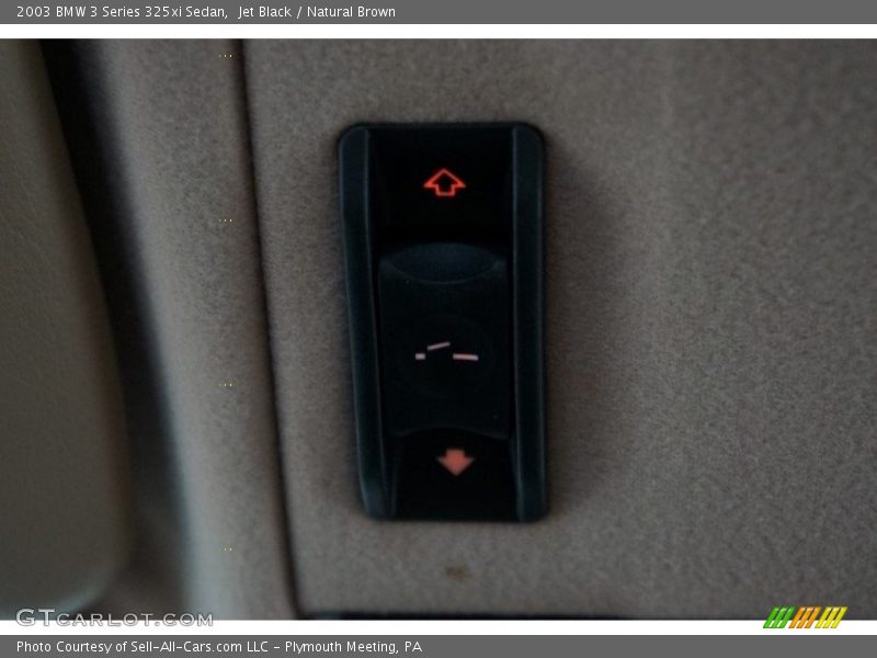 Jet Black / Natural Brown 2003 BMW 3 Series 325xi Sedan