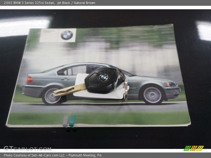 Jet Black / Natural Brown 2003 BMW 3 Series 325xi Sedan