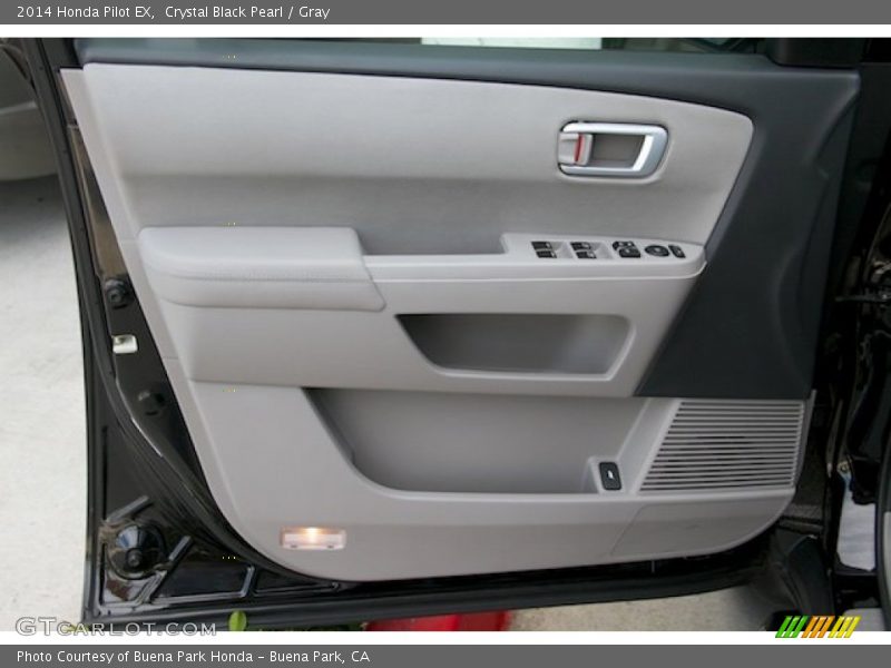 Crystal Black Pearl / Gray 2014 Honda Pilot EX