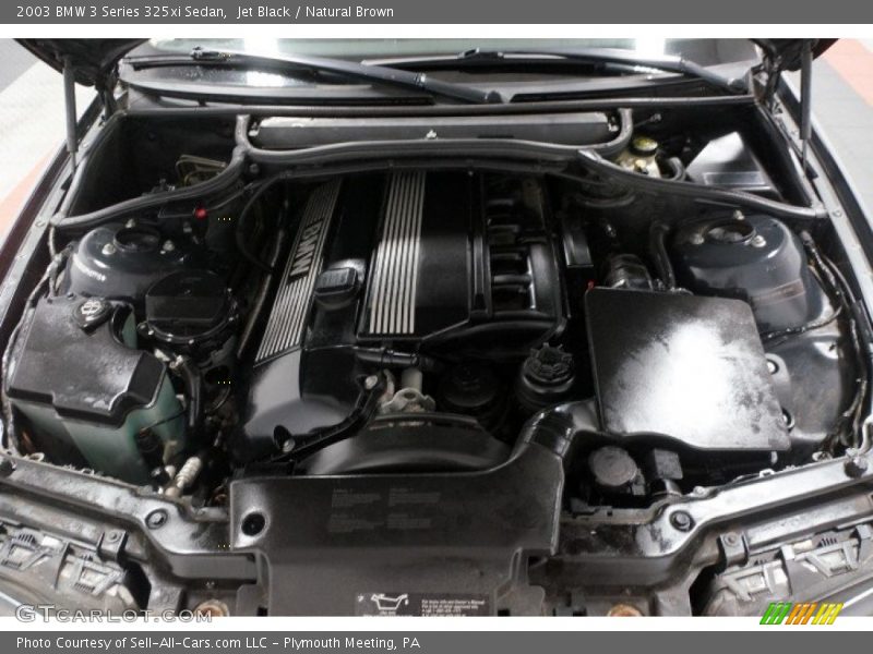 Jet Black / Natural Brown 2003 BMW 3 Series 325xi Sedan