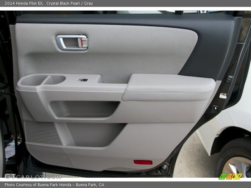 Crystal Black Pearl / Gray 2014 Honda Pilot EX