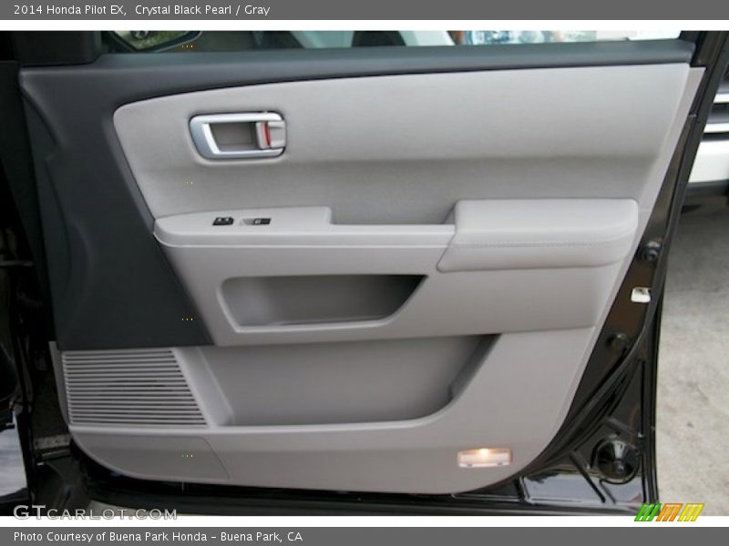 Crystal Black Pearl / Gray 2014 Honda Pilot EX