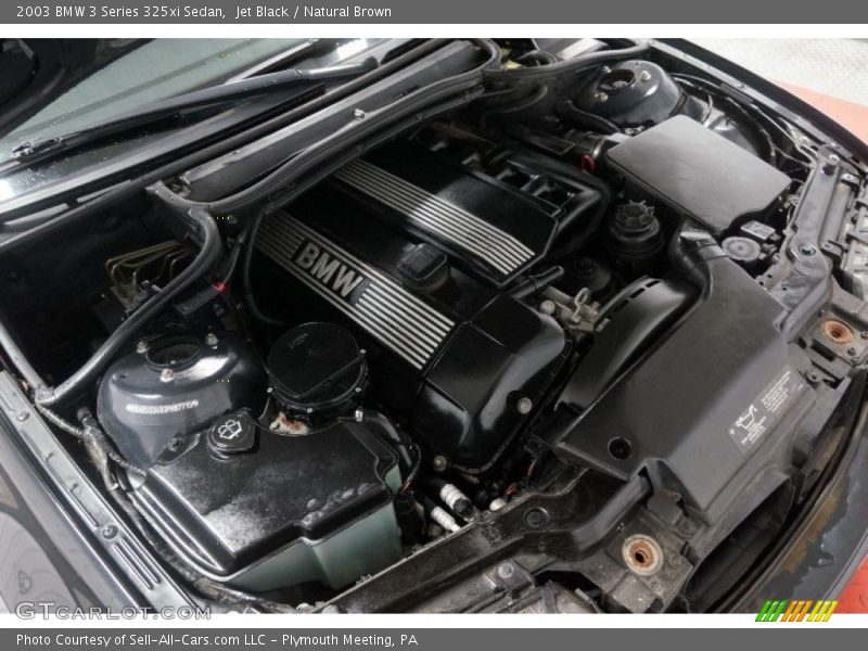 Jet Black / Natural Brown 2003 BMW 3 Series 325xi Sedan