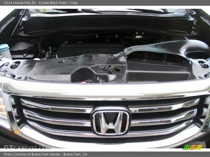 Crystal Black Pearl / Gray 2014 Honda Pilot EX