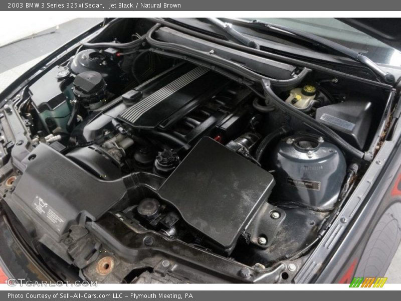 Jet Black / Natural Brown 2003 BMW 3 Series 325xi Sedan