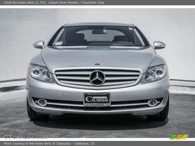 Iridium Silver Metallic / Grey/Dark Grey 2008 Mercedes-Benz CL 550