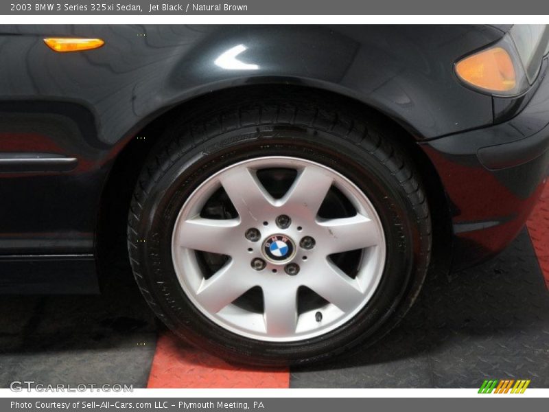 Jet Black / Natural Brown 2003 BMW 3 Series 325xi Sedan