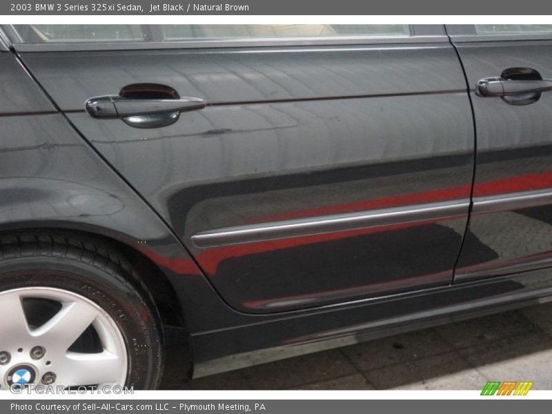 Jet Black / Natural Brown 2003 BMW 3 Series 325xi Sedan