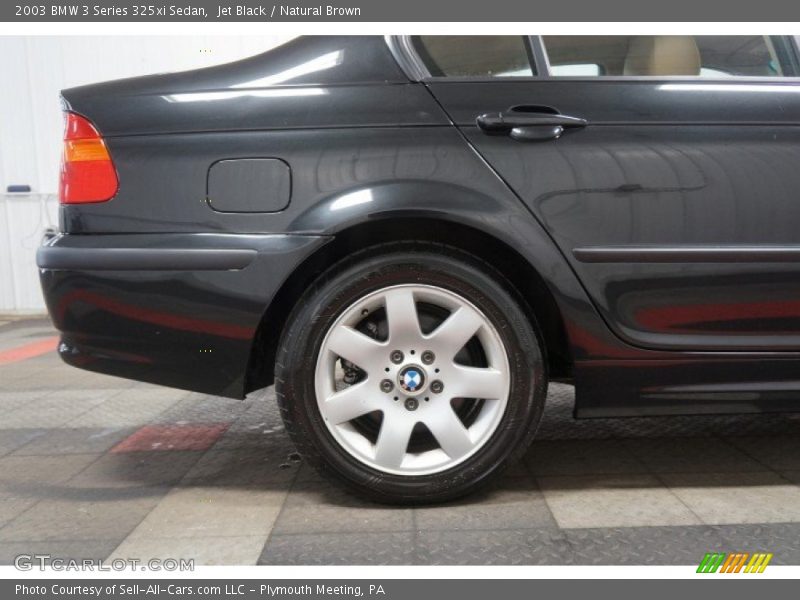 Jet Black / Natural Brown 2003 BMW 3 Series 325xi Sedan