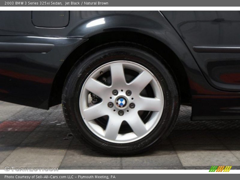 Jet Black / Natural Brown 2003 BMW 3 Series 325xi Sedan