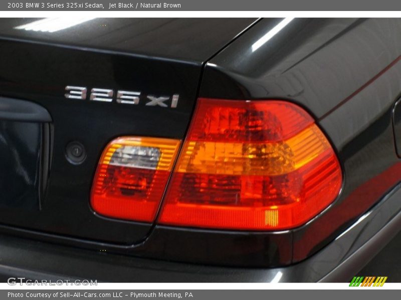 Jet Black / Natural Brown 2003 BMW 3 Series 325xi Sedan