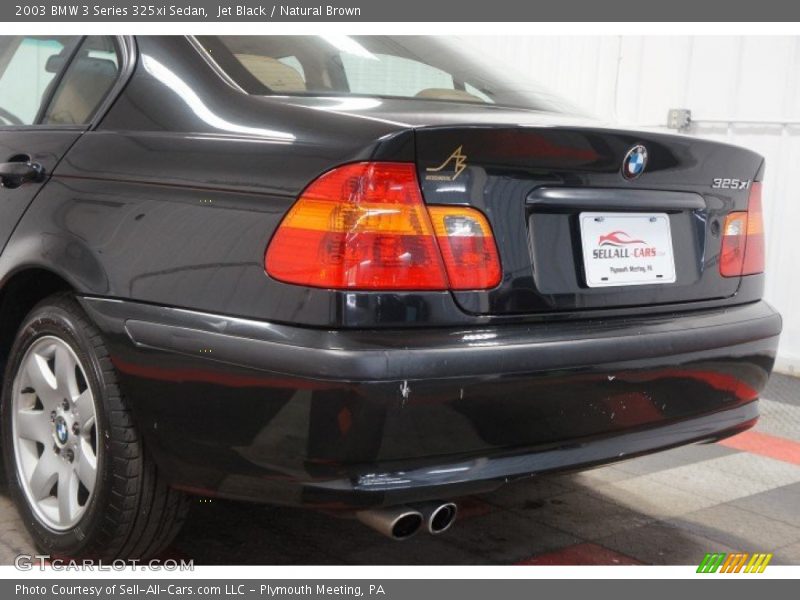 Jet Black / Natural Brown 2003 BMW 3 Series 325xi Sedan