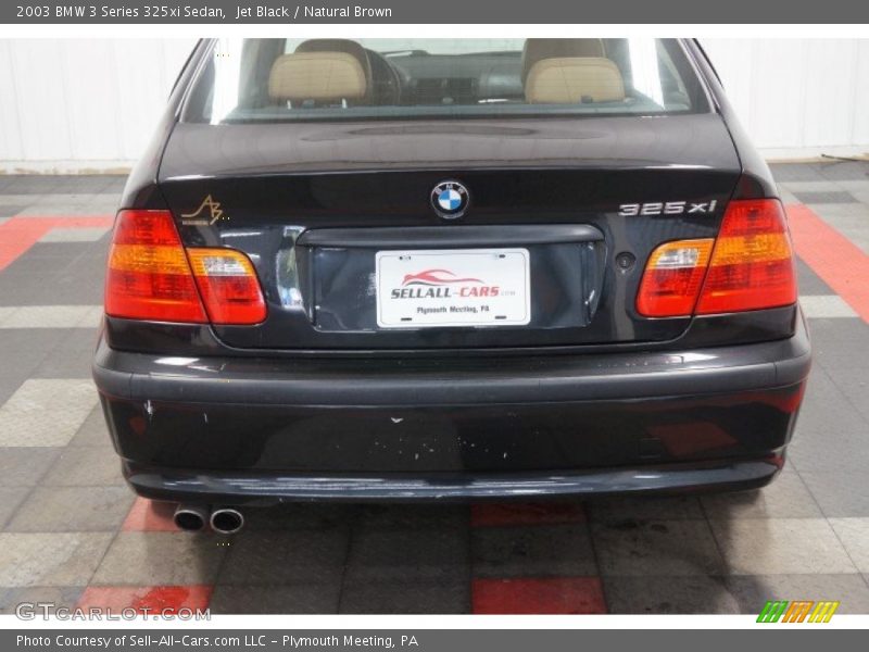 Jet Black / Natural Brown 2003 BMW 3 Series 325xi Sedan