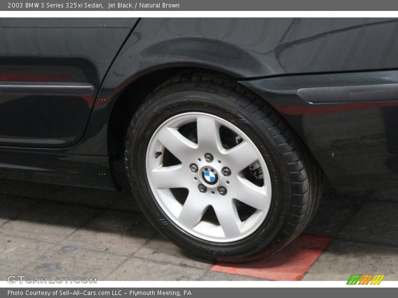 Jet Black / Natural Brown 2003 BMW 3 Series 325xi Sedan