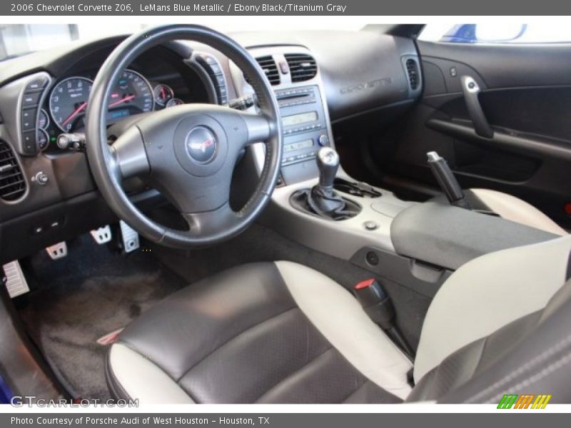  2006 Corvette Z06 Ebony Black/Titanium Gray Interior