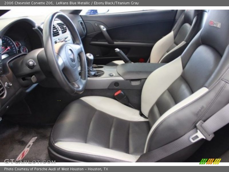 LeMans Blue Metallic / Ebony Black/Titanium Gray 2006 Chevrolet Corvette Z06