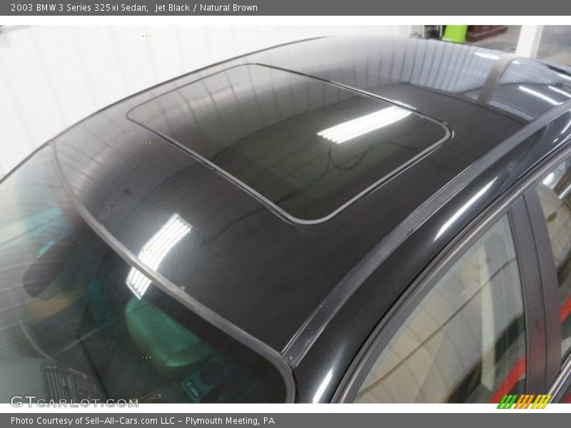 Jet Black / Natural Brown 2003 BMW 3 Series 325xi Sedan