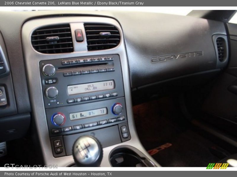 LeMans Blue Metallic / Ebony Black/Titanium Gray 2006 Chevrolet Corvette Z06