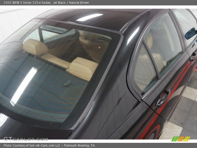 Jet Black / Natural Brown 2003 BMW 3 Series 325xi Sedan