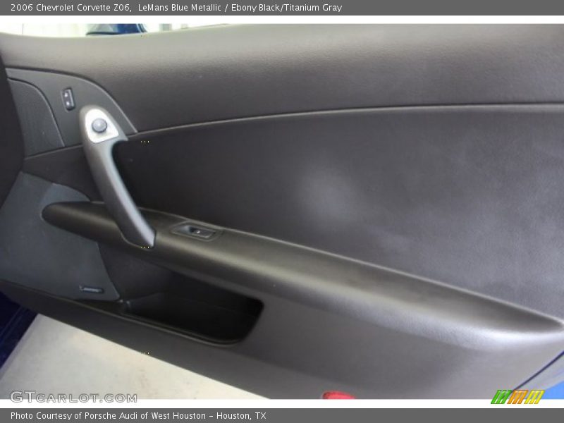 LeMans Blue Metallic / Ebony Black/Titanium Gray 2006 Chevrolet Corvette Z06