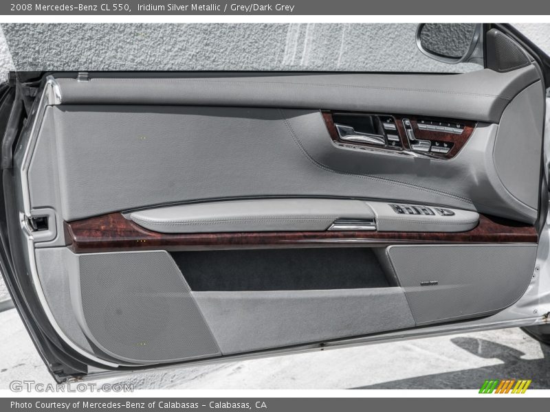 Iridium Silver Metallic / Grey/Dark Grey 2008 Mercedes-Benz CL 550