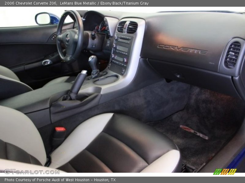 LeMans Blue Metallic / Ebony Black/Titanium Gray 2006 Chevrolet Corvette Z06