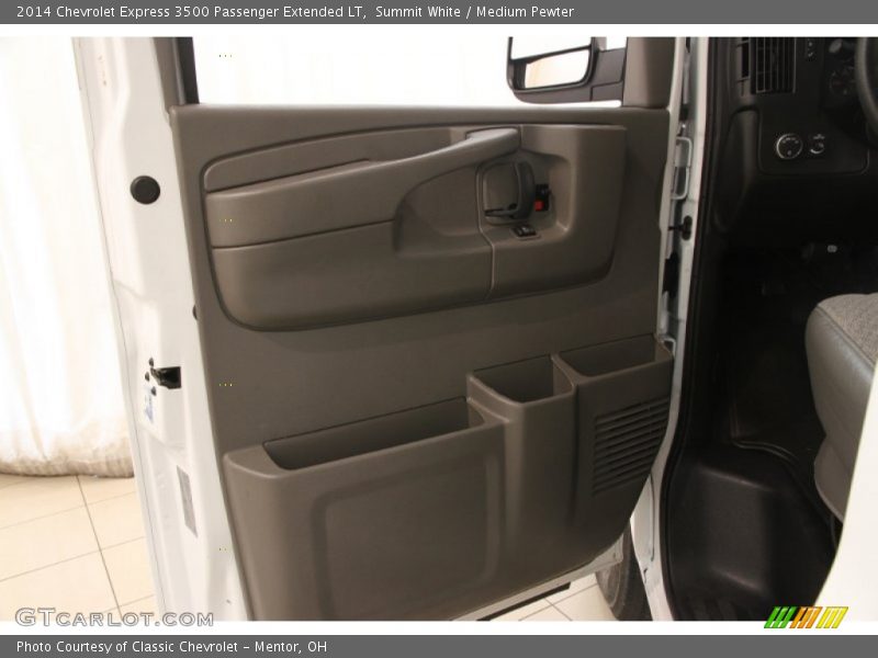 Summit White / Medium Pewter 2014 Chevrolet Express 3500 Passenger Extended LT
